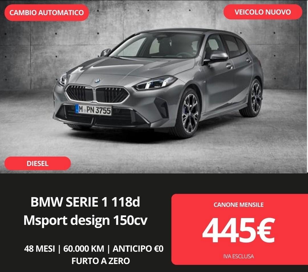 Bmw 118 118d 5p. MSport Design