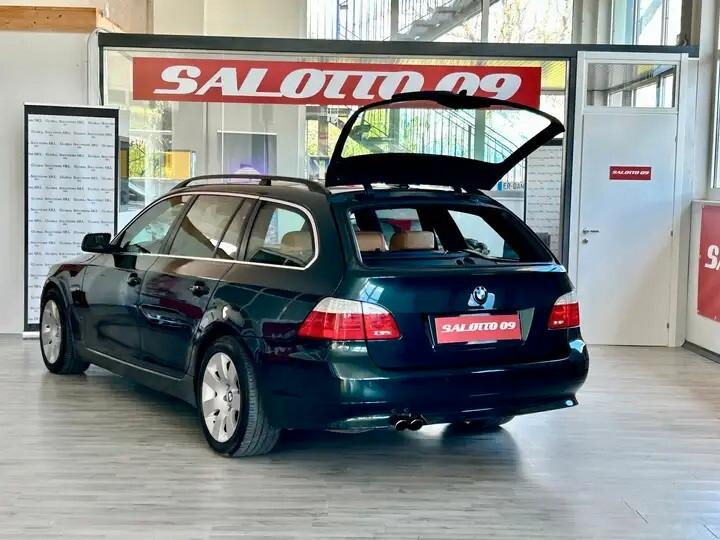 Bmw 530i Touring xdrive *VERDE PROFONDO* *GARANZIA* *PELLE TOTALE DAKOTA MARRONE*