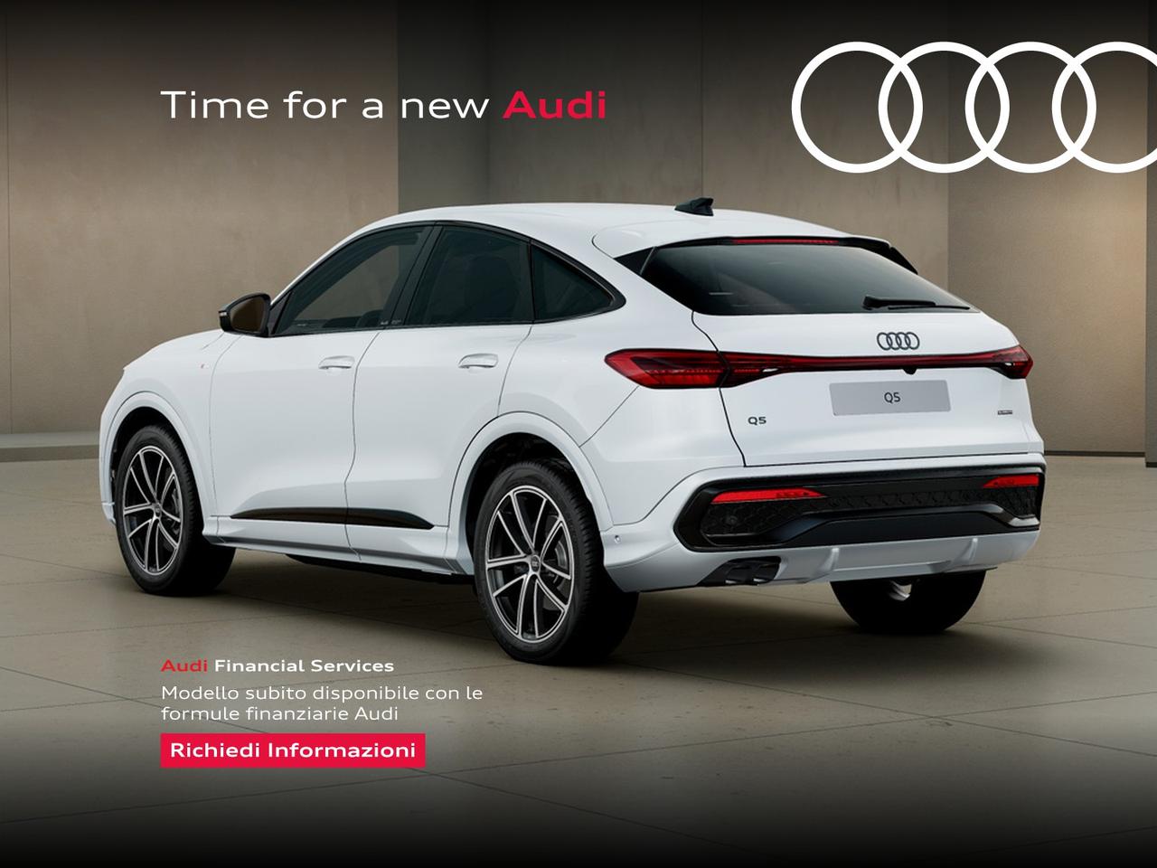 Audi Q5 sportback 2.0 tdi mhev+ s line edition quattro 204cv s-tronic