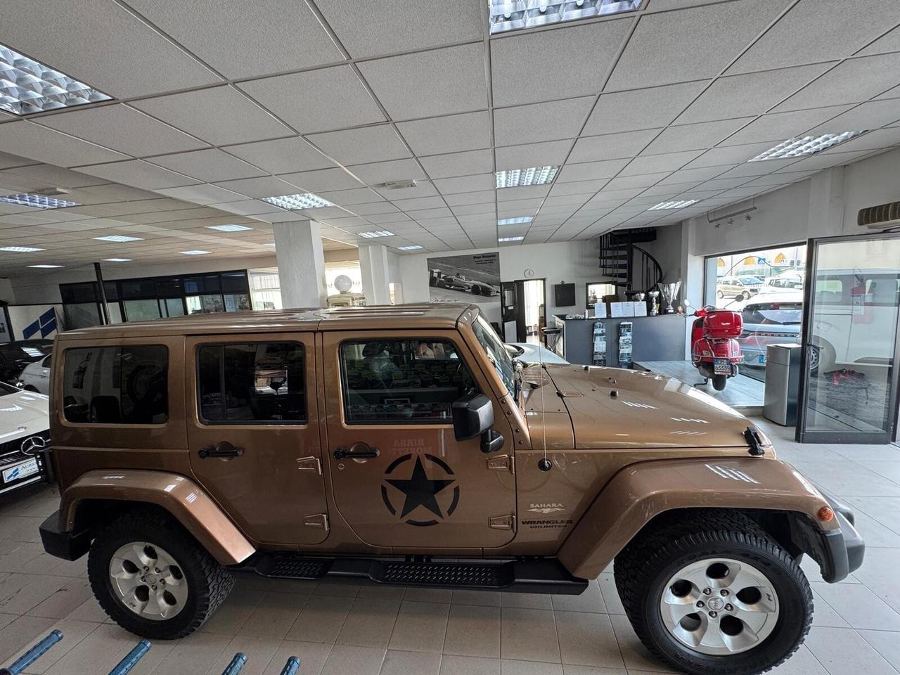 Jeep Wrangler Unlimited 3.6 V6 Sahara Auto PERFETTA MAI FUORISTRADA FULL OPTIONAL