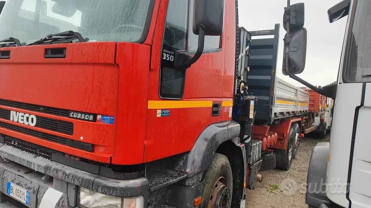Iveco 260e35 gru ribaltabile //motore rotto//!!
