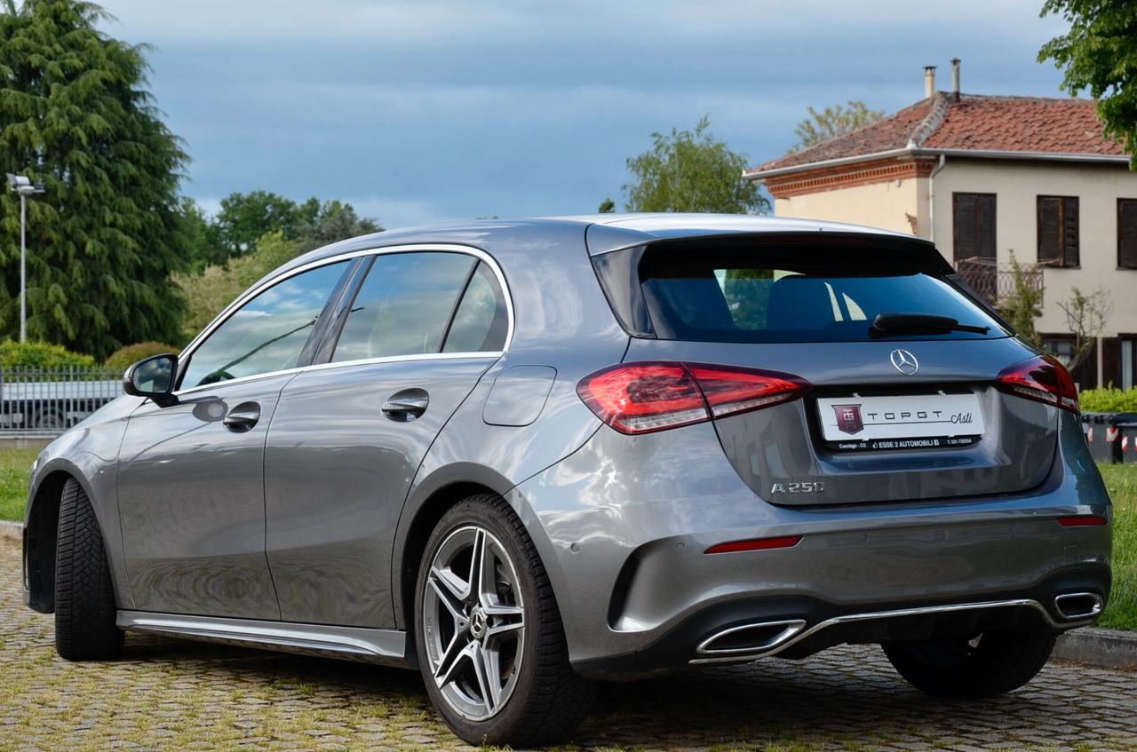 MERCEDES-BENZ A 250 PREMIUM AMG 224cv AUTO, UFF ITALIANA, EURO 6D, FARI LED, RETROCAMERA, PERMUTE