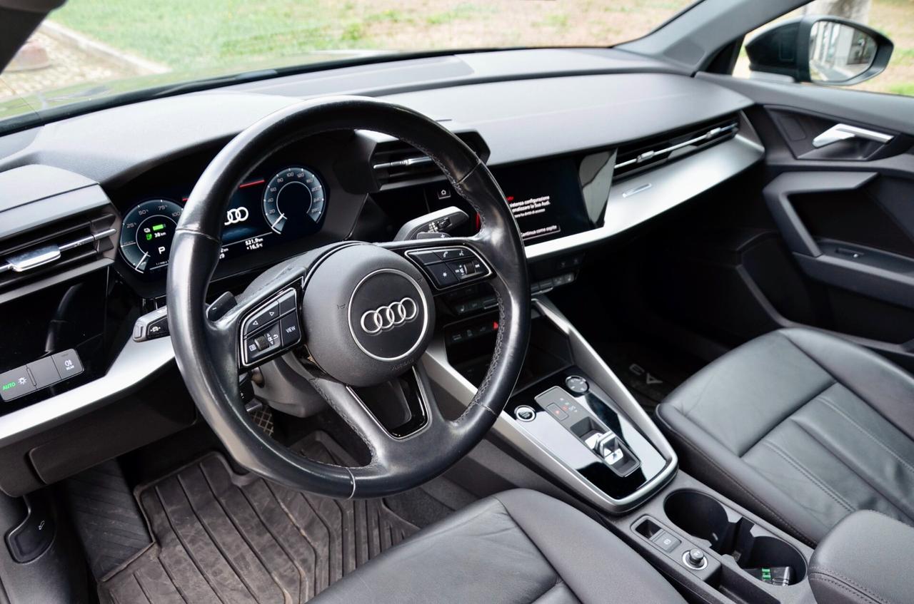 AUDI A3 SPORTBACK 40 1.4 TFSIE PLUG IN S LINE EDITION 204cv S-TRONIC, EURO 6D, SERVICE AUDI, FULL LED, APPLE ANDROID, PERMUTE