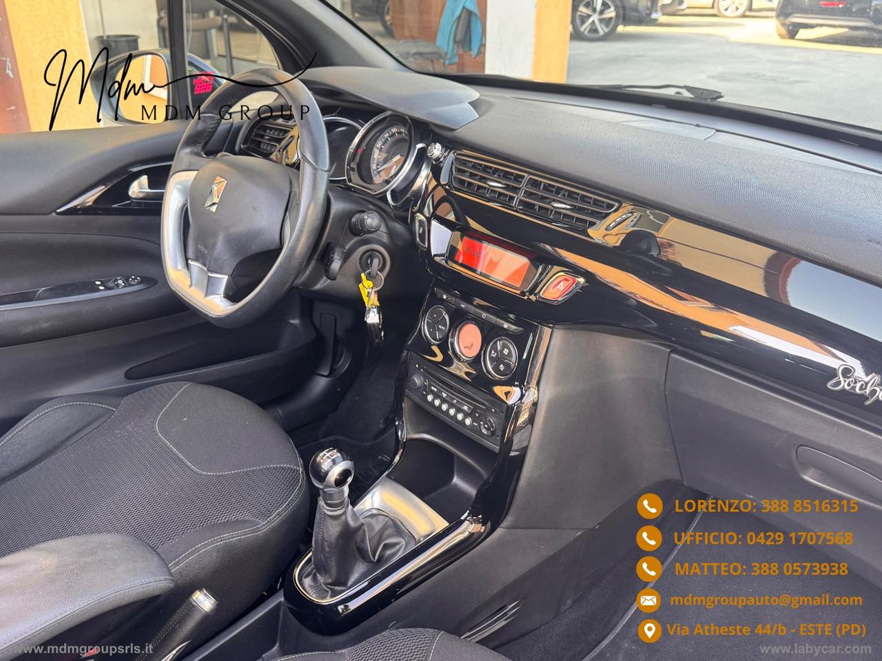 DS AUTOMOBILES DS 3 1.2 VTi 82 Chic Cabrio OK NEOPATENTATO