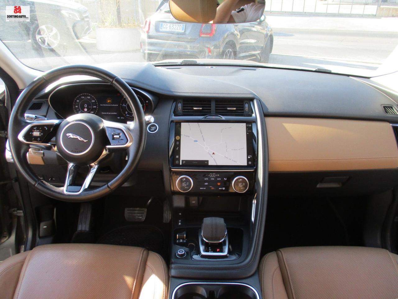 Jaguar E-Pace 2.0D I4 163 CV AWD Auto S 5/2021 FULL PELLE TABACCO +NAVI KM90000