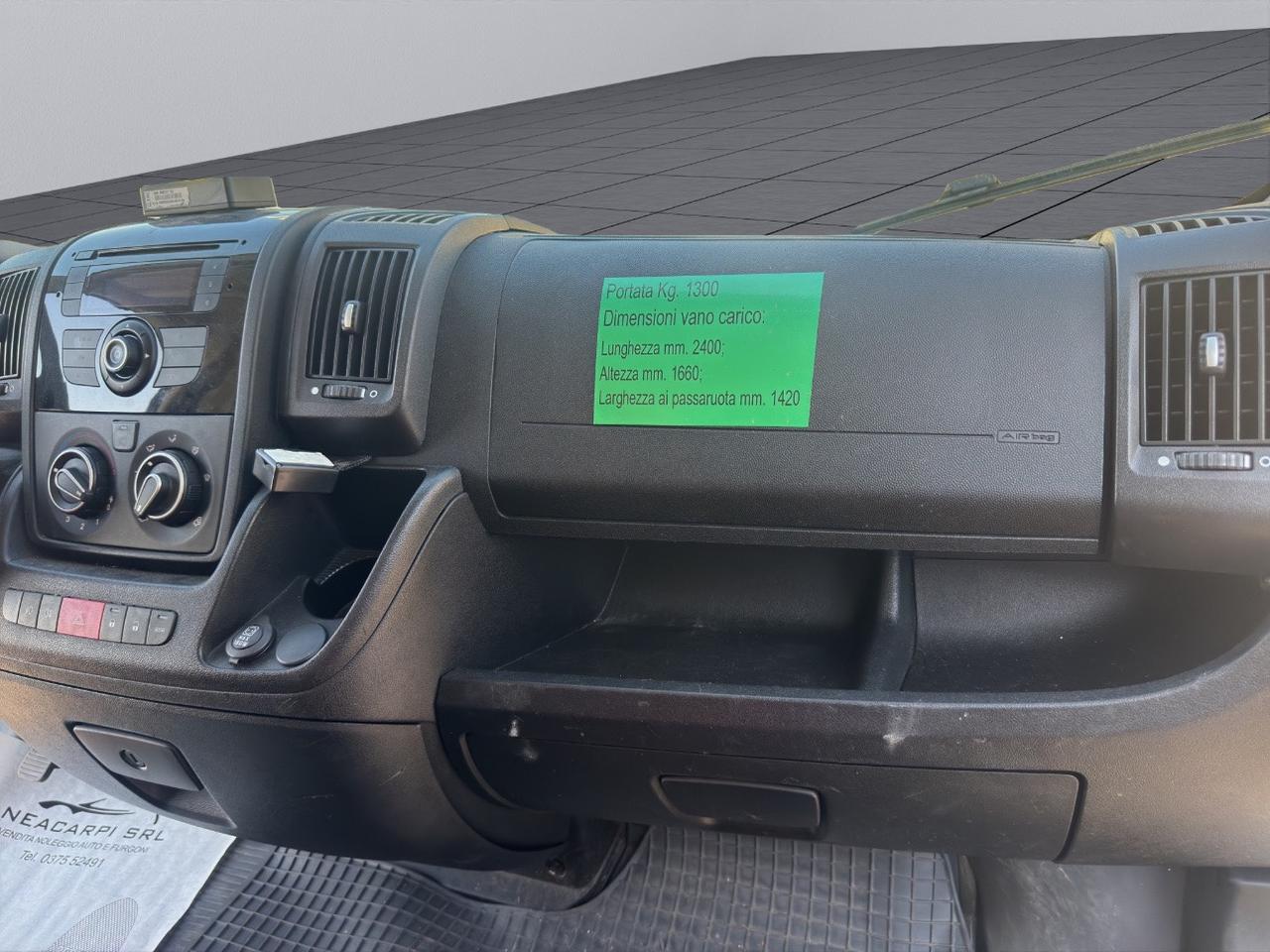 Fiat Ducato 33 2.3 MJT 130 CV EURO 5B (PC-TN L1H1)SENSORI-POCHI KM!
