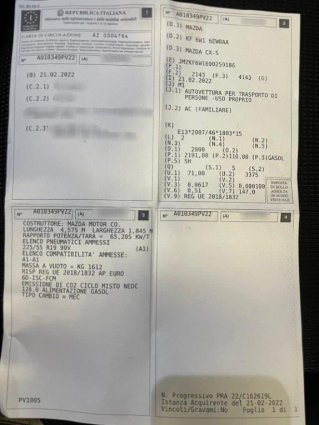 MAZDA CX-5 2.2L Skyactiv-D 150 CV 2WD Business