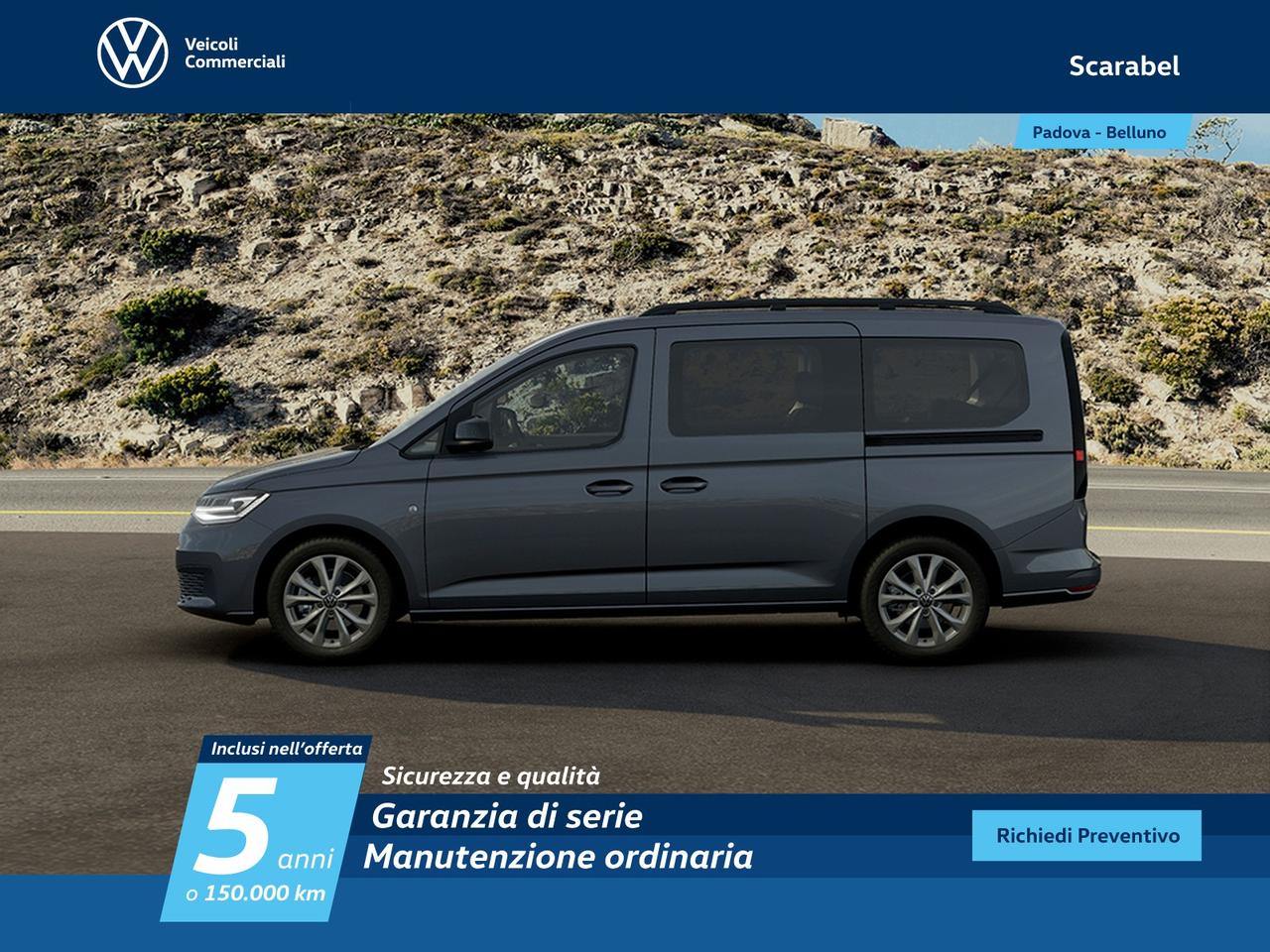 Volkswagen Caddy maxi 1.5 phev 150cv life dsg