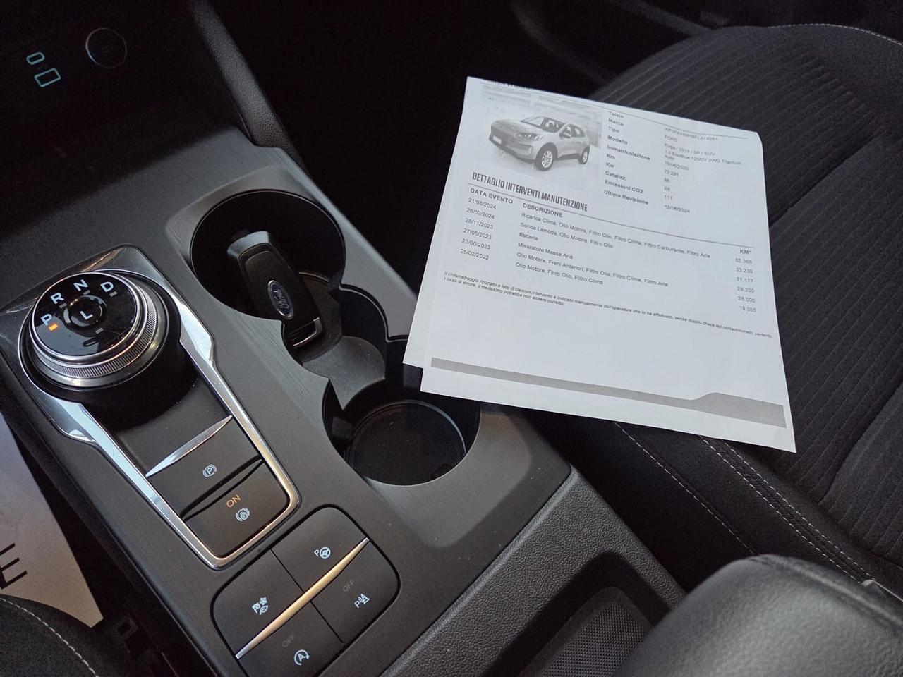 KUGA 1.5 ECOBLUE 120CV AUT.2WD TITANIUM IMMAT.2020