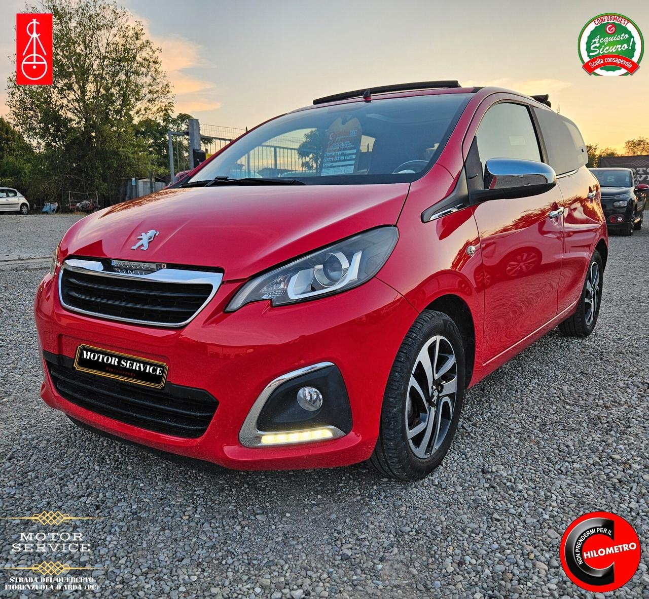 Peugeot 108 ALLURE CABRIO 82 5 porte DA 79€ MESE