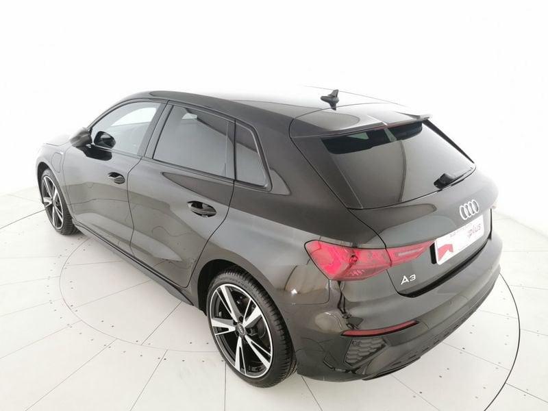 Audi A3 NUOVA SPORTBACK Sportback 40 1.4 tfsi e Identity Black s-tronic