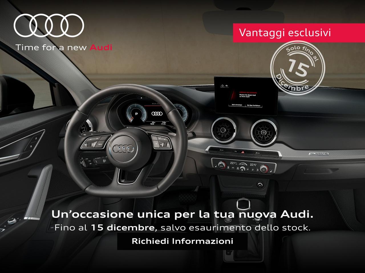 Audi Q2 35 2.0 tdi identity black quattro s-tronic