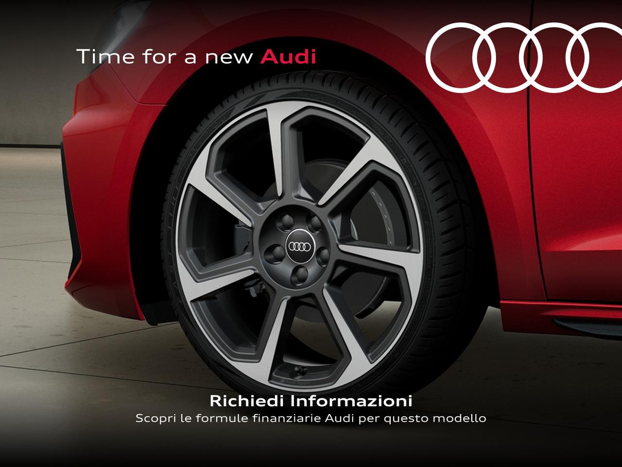 Audi A1 sportback 30 1.0 tfsi identity black 116cv s-tronic
