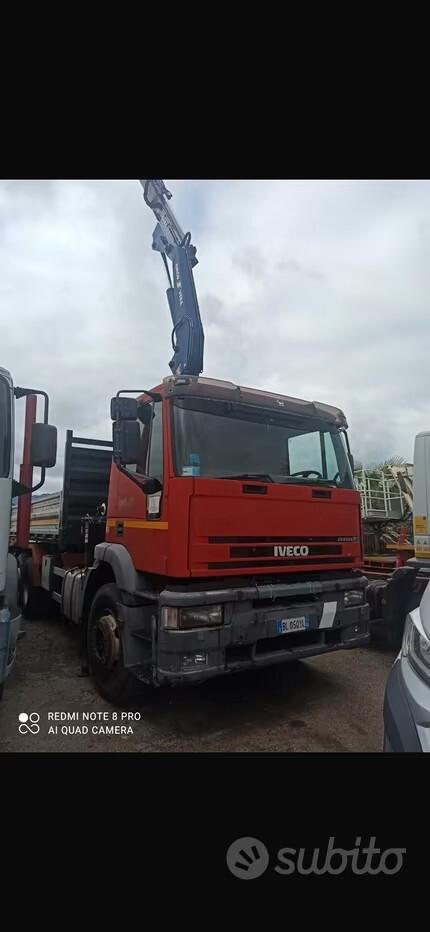Iveco 260e35 gru ribaltabile //motore rotto//!!