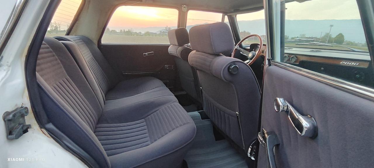 Alfa Romeo 2000 131cv (ASI - TARGA ORIGINALE)