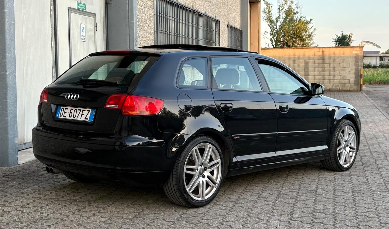 Audi A3 2.0 TFSI 200cv quattro Sline doppio tetto full