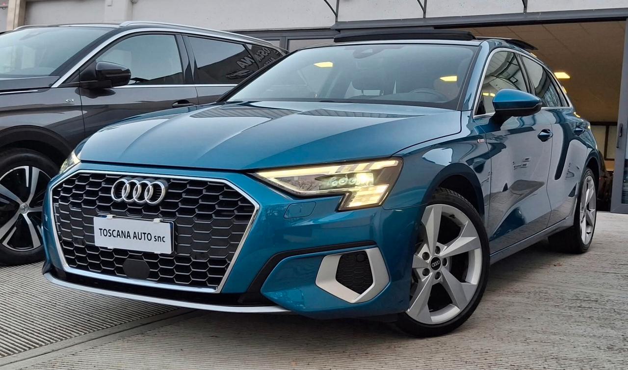 Audi A3 SPB 35 TFSI S tronic line edition tetto panoramico