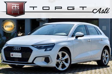 AUDI A3 SPORTBACK 40 1.4 TFSI-E PLUG-IN BUSINESS 204cv S-TRONIC, GARANZIA UFF AUDI, SERVICE AUDI, UFF ITALIANA, EURO 6D, NAVI, APPLE ANDROID, PERMUTE