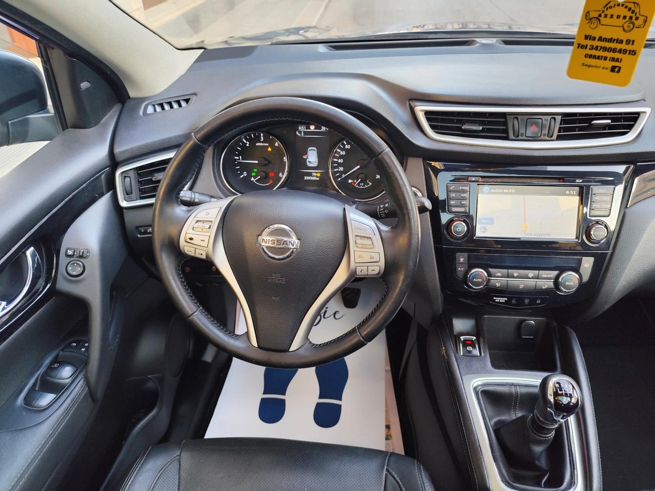 Nissan Qashqai 1.5 dCi 110CV Tekna TETTO NAVI