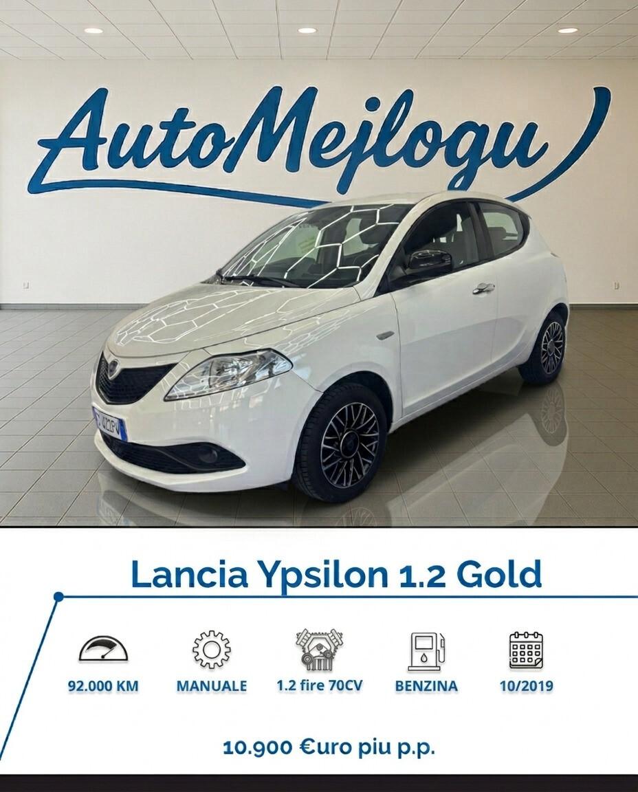Lancia Ypsilon 1.2 69 CV 5 porte S&S Gold