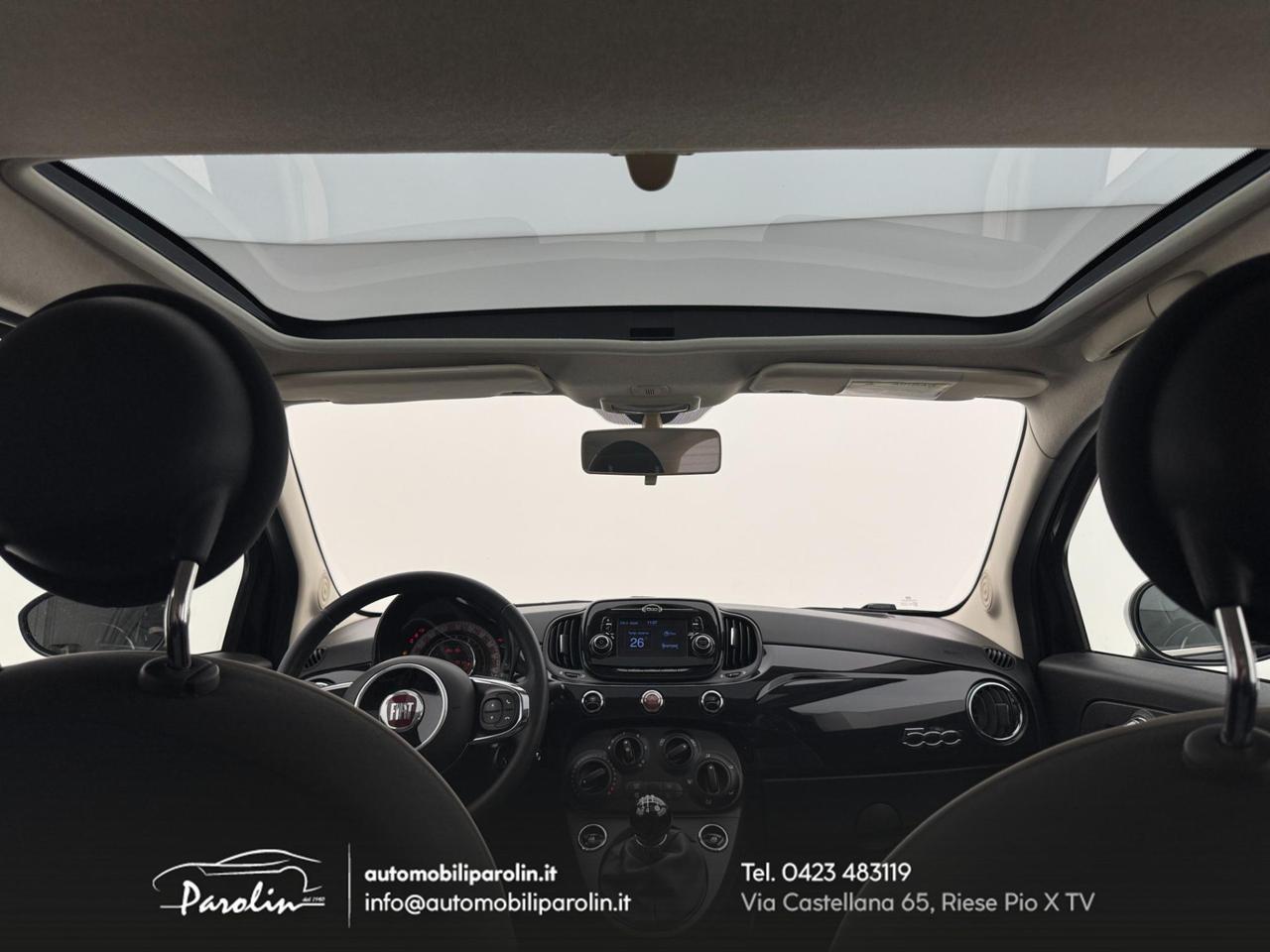 FIAT 500 1.2 S&S Lounge Tetto-Sensori-Ruotino