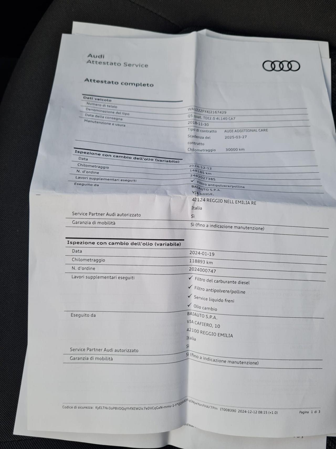 Audi Q5 COMMERCIANTI 2.0 TDI quattro S tronic Business