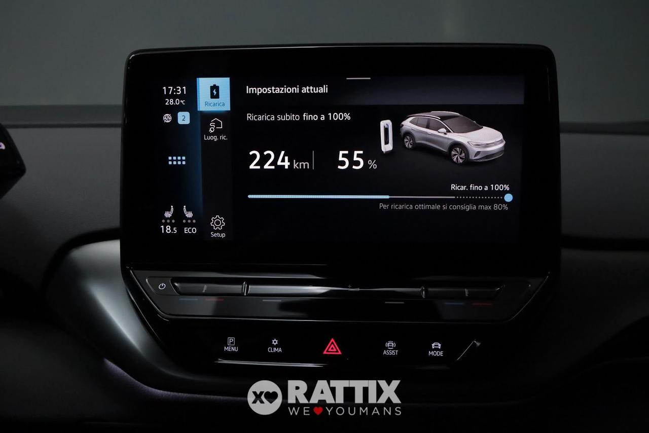 Volkswagen ID.4 motore elettrico 77kWh Pro Performance 204CV RWD