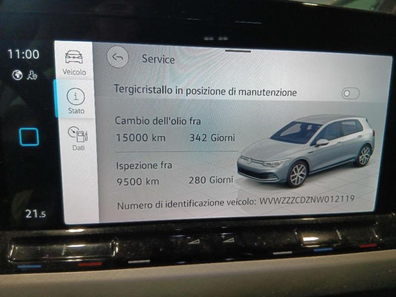 Volkswagen Golf 1.5 TGI 130cv Life Virtual, Carplay, ACC