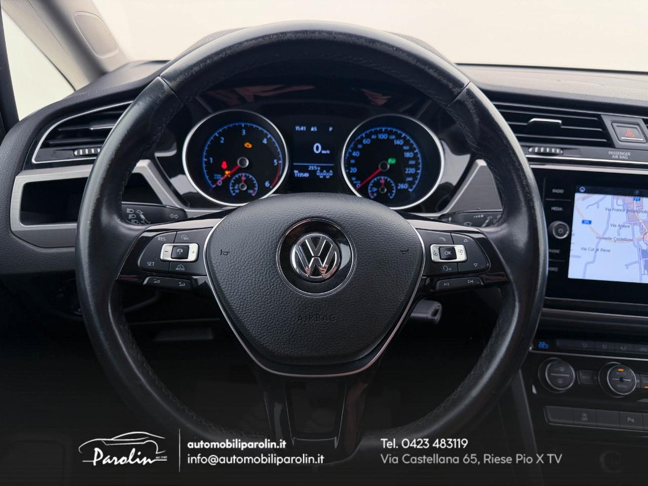 Volkswagen Touran 1.6 tdi Comfortline DSG 7 posti-ACC-Navi-Park