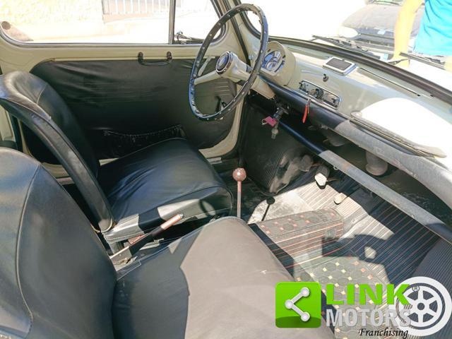 FIAT 600 D FANALONA LIBRETTO E TARGHE ORIGINALI