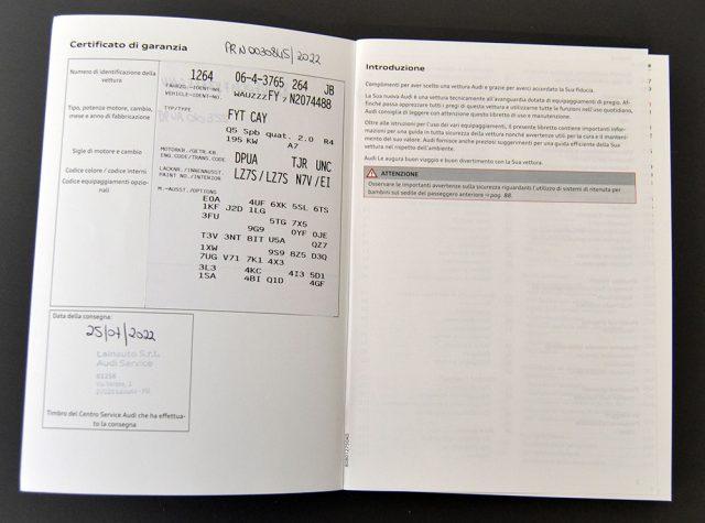 AUDI Q5 SPB 45 TFSI quattro S tronic S line plus-Tetto **