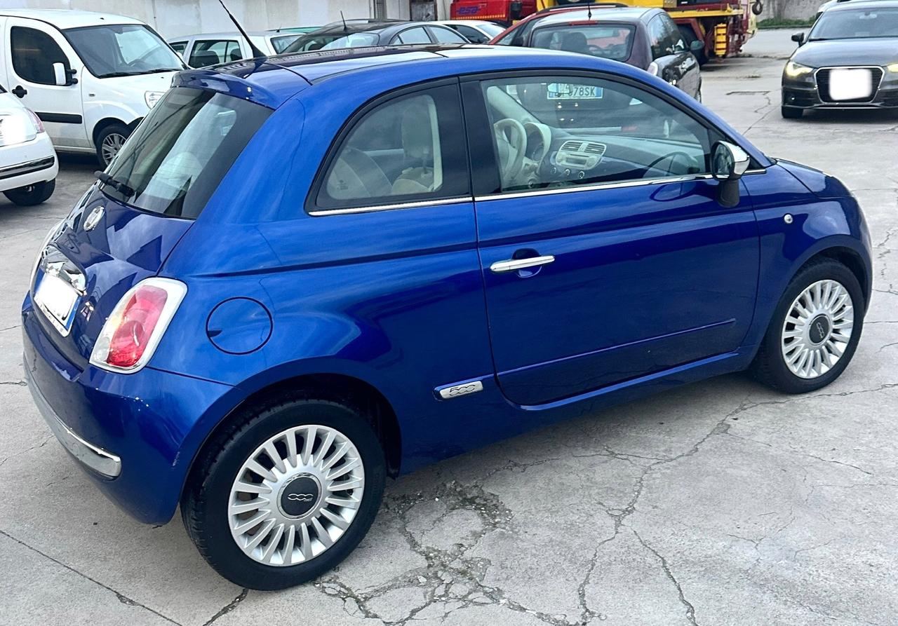 Fiat 500 1.2Benz 69cv Lounge 77000 KM ORIGINALI