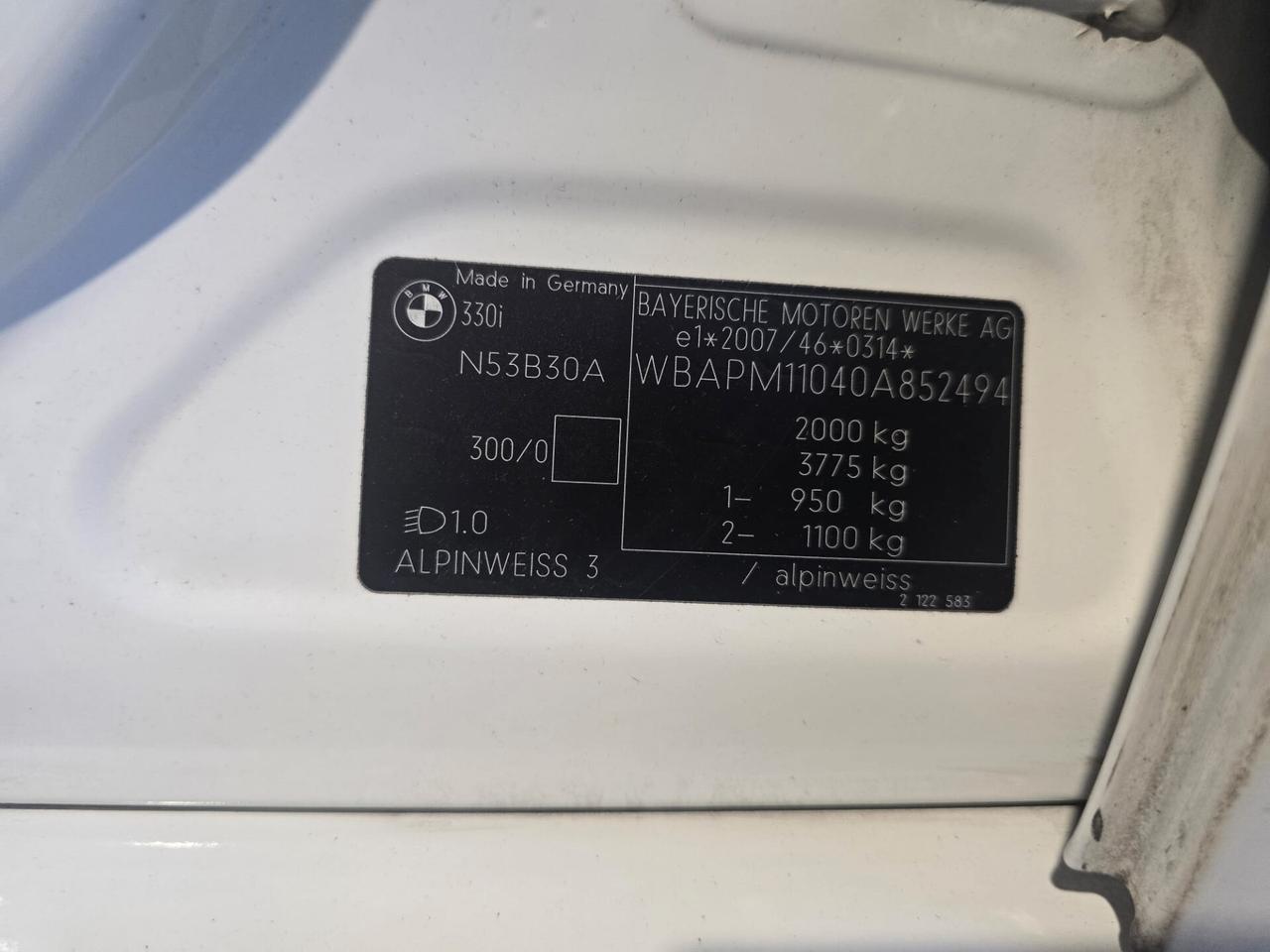 Bmw 330i Manuale