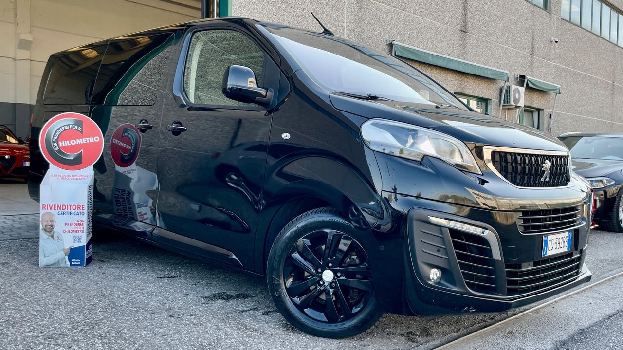 PEUGEOT TRAVELLER 2.0 BLUEHDI LONG BUSINESS VIP 177CV - OTTO POSTI, SEDILI IN PELLE ELETTRICI RISCADABILI, TETTO