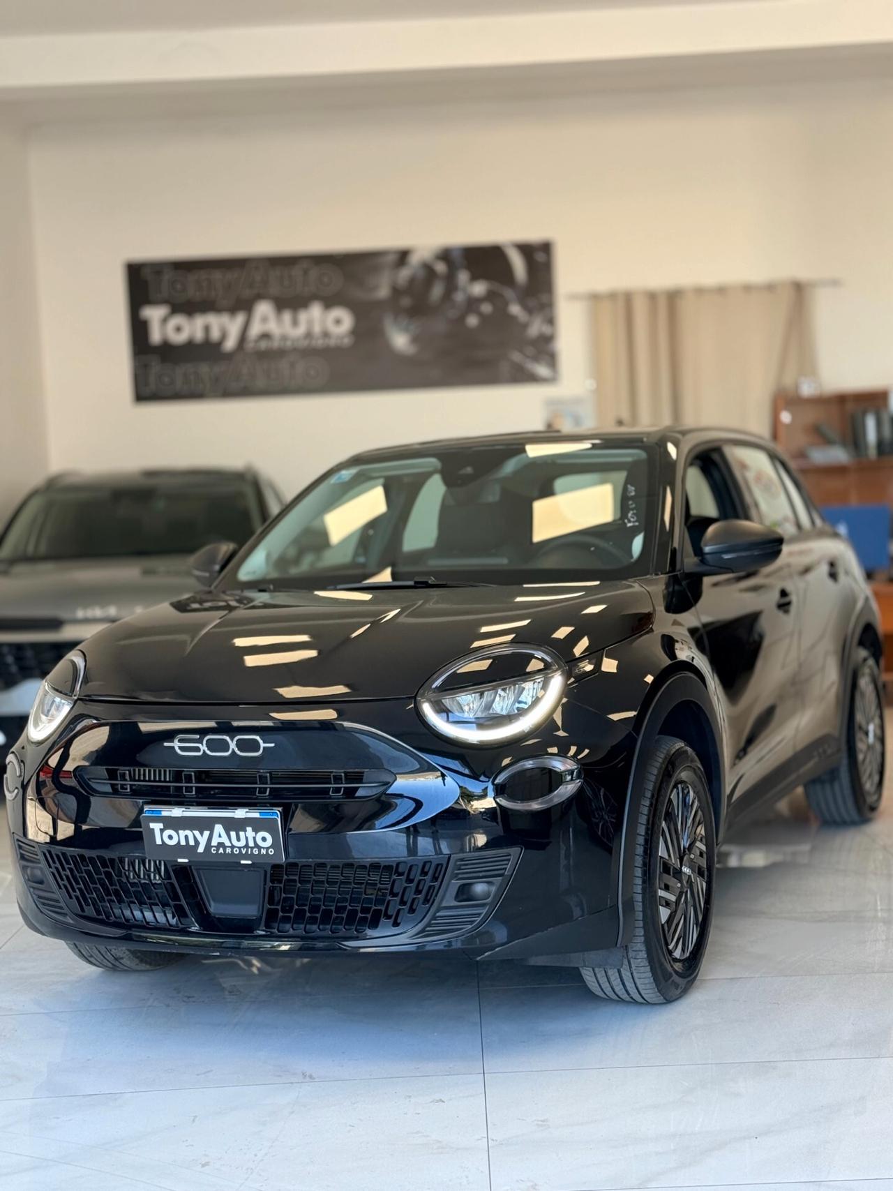 Fiat 600 1.2 hybrid La Prima II 110cv automatica APPLE CARPLAY,VIRTUAL COCKPIT,SENSORI PARCHEGGIO,GARANZIA UF