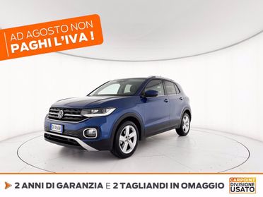 VOLKSWAGEN T-cross 1.0 tsi advanced 110cv del 2022
