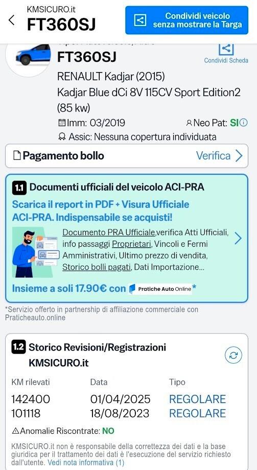 Renault Kadjar Blue dCi 8V 115CV Sport Edition