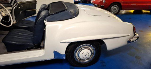 MERCEDES-BENZ 190 SL ***ASI TARGA ORO***BIANCA con PELLE BLU