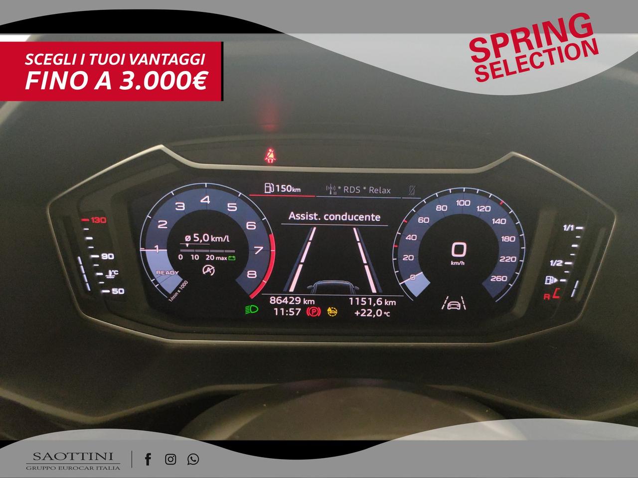 Sportback 30 1.0 TFSI Admired 110 CV