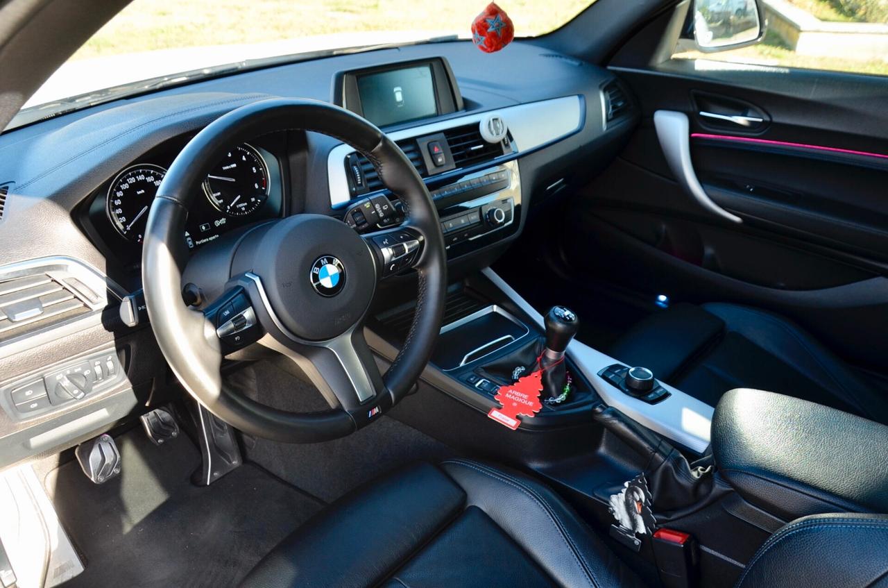 BMW 116d MSPORT 3p 116cv MANUALE, EURO 6C, UFF ITALIANA, SERVICE BMW, PELLE, FULL LED, PERMUTE