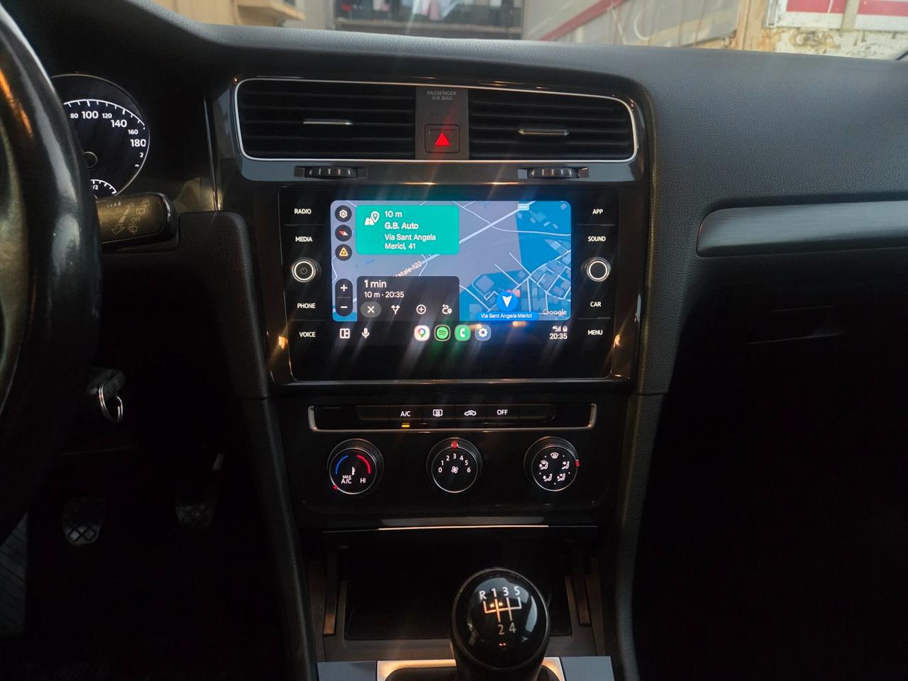 VW GOLF 7.5 ANNO 2019 1.6 TDI 115 CV LED NAVIG KM CERTIF