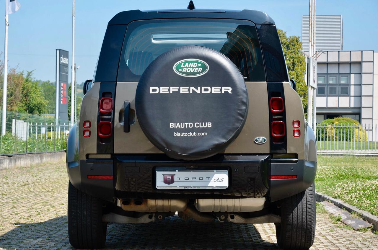 LAND ROVER DEFENDER 2.0d SD4 AWD 240cv 7 POSTI AUTO, GARANZIA UFF LAND ROVER, UFF ITALIANA, SERVICE UFF LAND ROVER, EURO 6D, TETTO, HI-FI MERIDIAN, FARI LED, PERMUTE