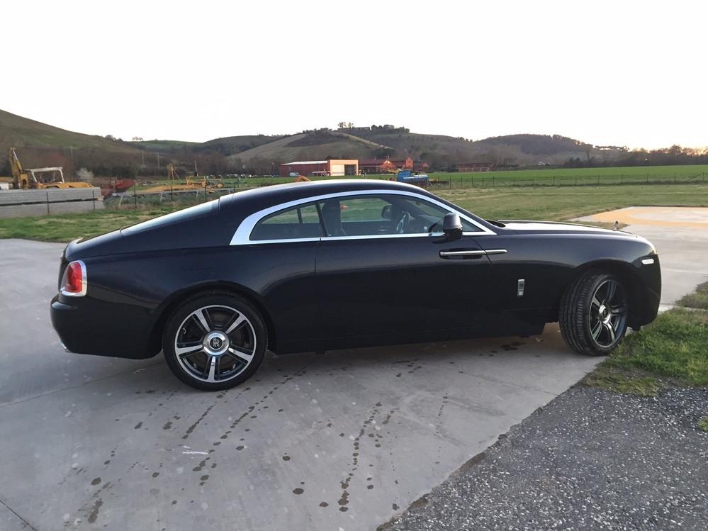 Rolls Royce Wraith V12 - 21" - BLU/BLACK - PIANO BLACK - STARLIGHT