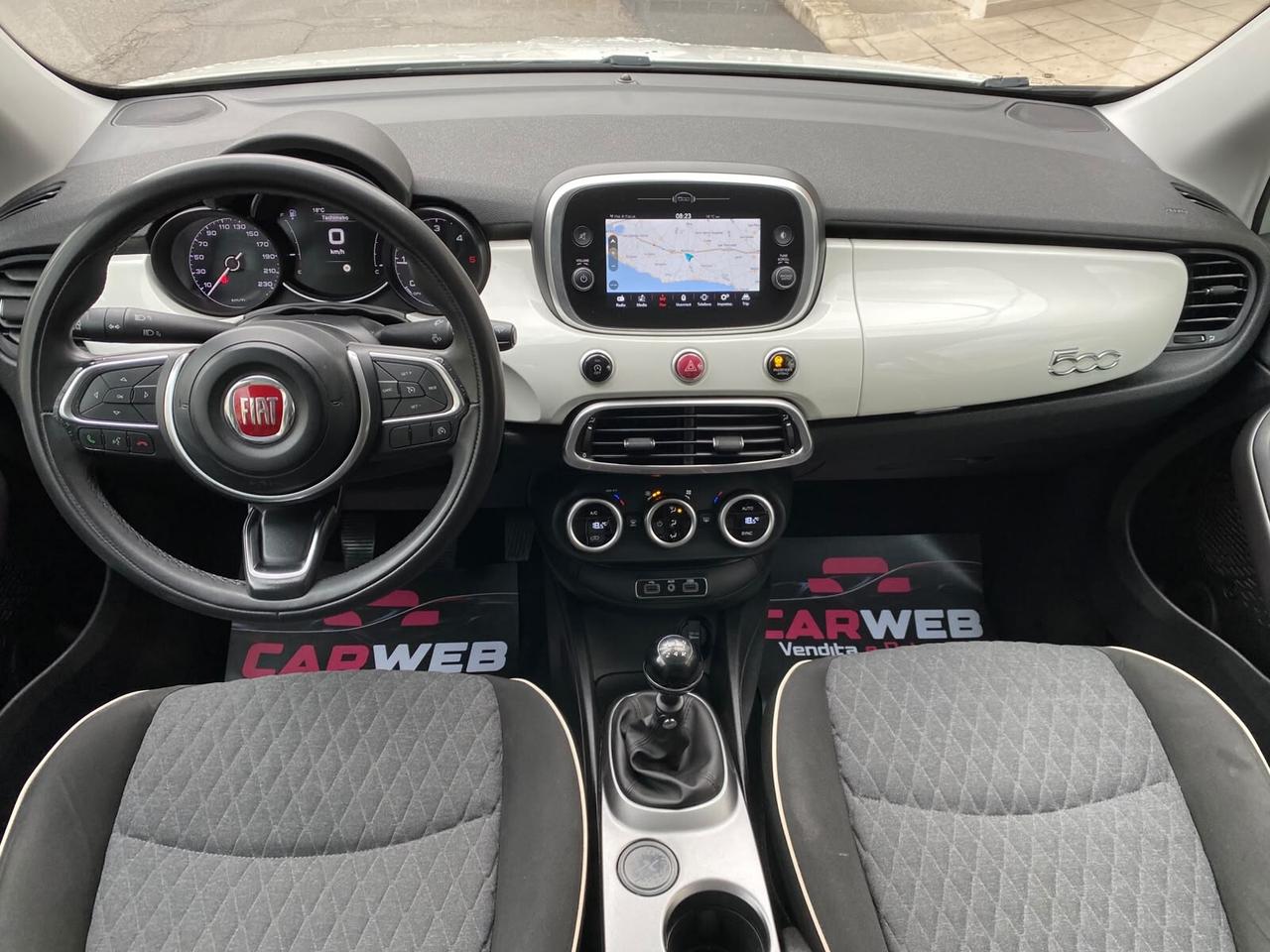 FIAT 500X CITY CROSS 1.3Mjt 95CV Led Navy CAM 2019
