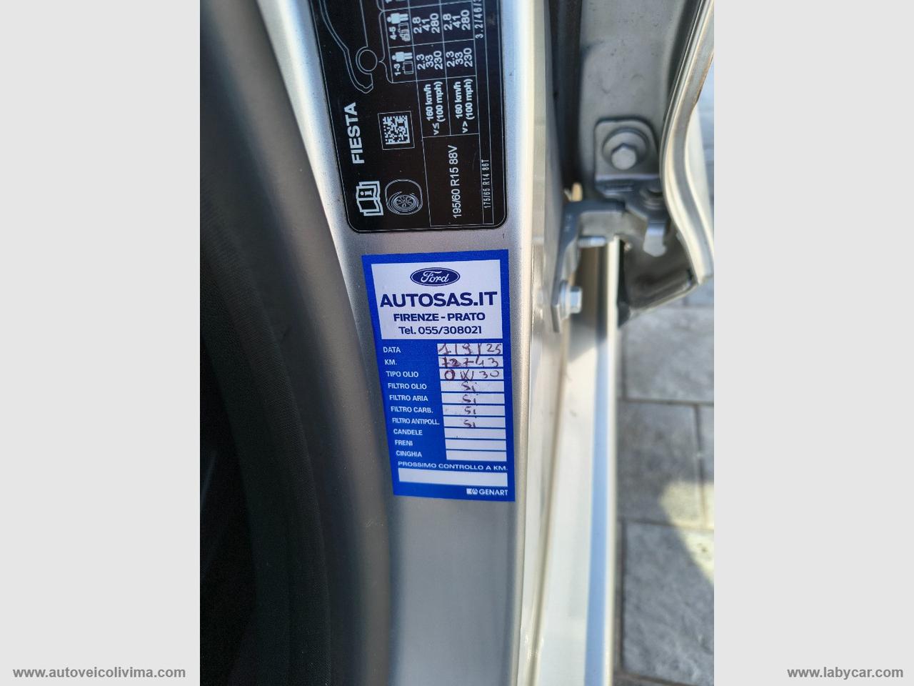FORD Fiesta 1.5 TDCi 5p. Plus TAGLIANDI FORD