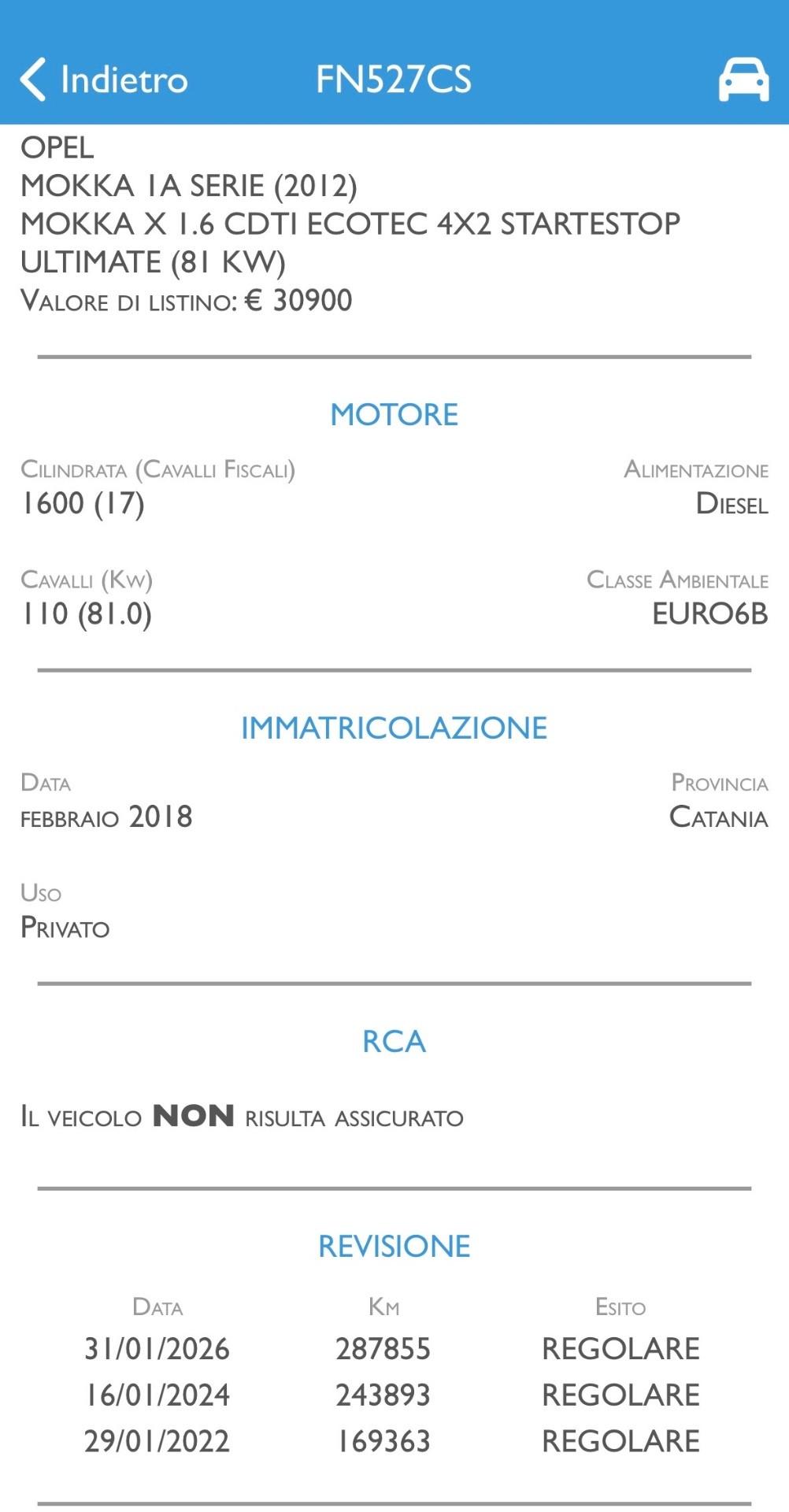 Opel Mokka X 1.6 CDTi 110 Cv S&S Ultimate - 2018