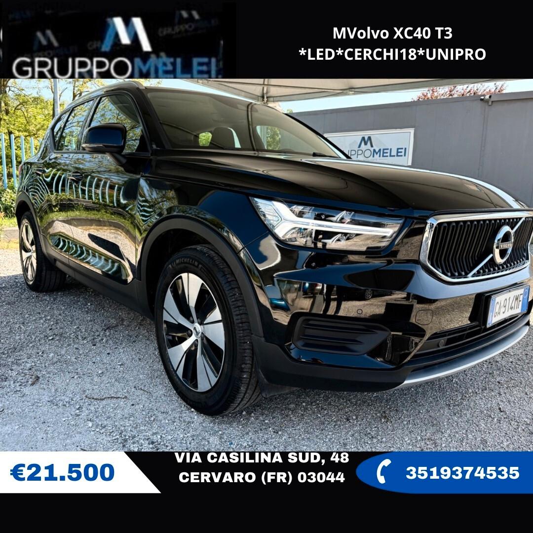 Volvo XC40 T3 *LED*CERCHI18*UNIPRO