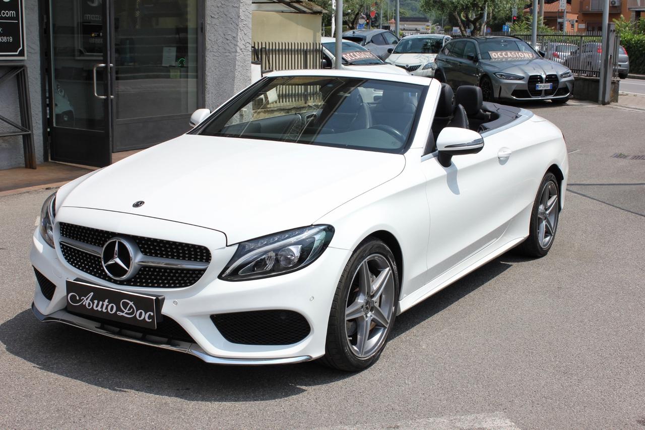 Mercedes-benz C 180 AMG CABRIO SPORT AUTOMATICA INTERNI SPORT ANTRACITE