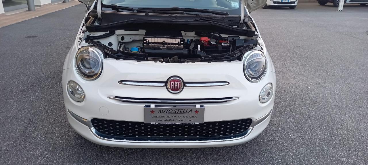 Fiat 500 Benzina cc. 1.242 Modello Lounge Euro 6/B SOLO 53.100 KM. Utilizzabile anche per i Neopatentati.