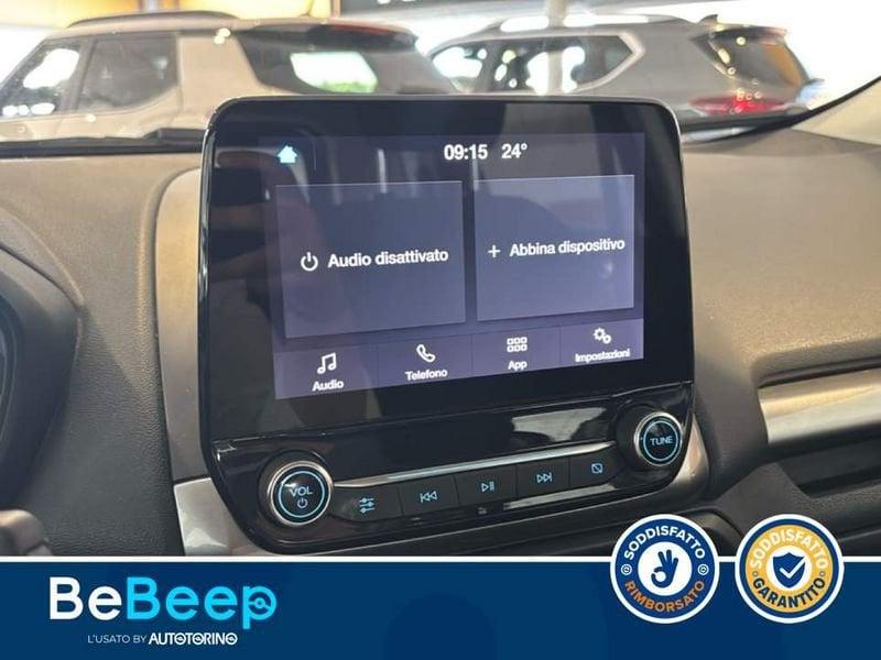 Ford EcoSport 1.5 ECOBLUE BUSINESS S&S 100CV MY19